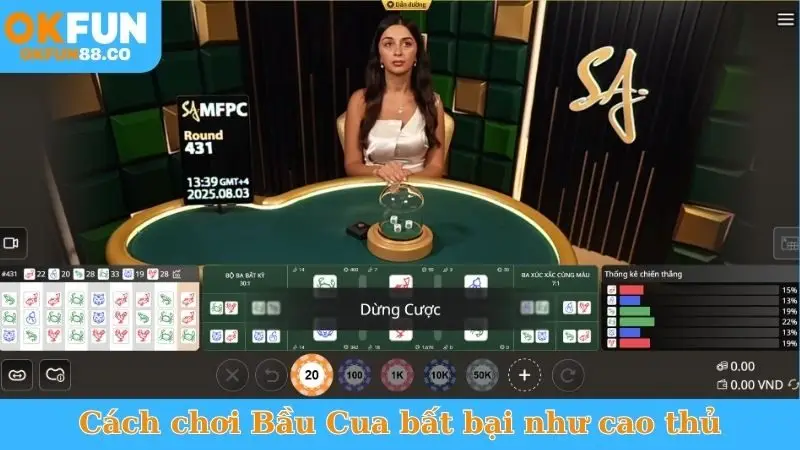 Cách chơi Bầu Cua bất bại như cao thủ